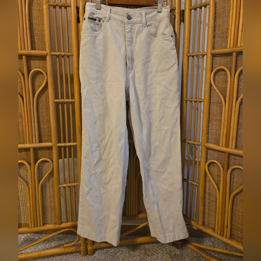 Vintage Calvin Klein Beige Cotton Pant